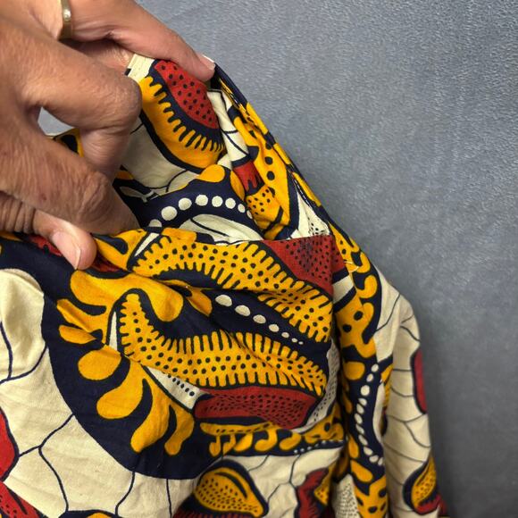 JiNaKI Skirt Seashells Puffy Midlength Wide Waist Swing Art to Wear Boho Western - Picture 5 of 13